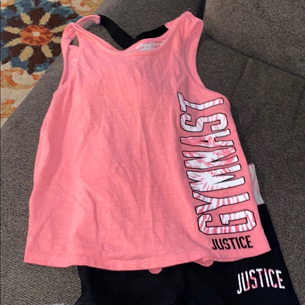 Justice athletic outfit